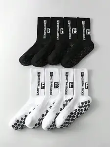 Men Women Fashion Sports Socks, Basketball Football Socks, Thick Terry Bottom, Sweatproof Odor Resistant, Anti-Slip Glue, Long Tube Socks