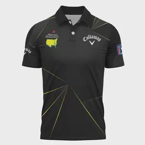 Callaway Masters Tournamentpolo Logo Polo Shirt All Over Prints Gift For Fans HOMT260225A03CLWPL-Black