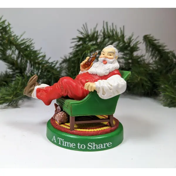 Vintage A Time To Share Coca Cola 1958 Nostalgia Christmas Ornament