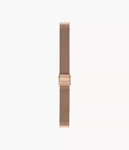 Fossil Women's 14mm Rose Gold-Tone Stainless Steel Watch Band