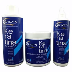 Orion Keratin Hair Care Set – Shampoo, Deep Mask & Leave-In (3-Step System)