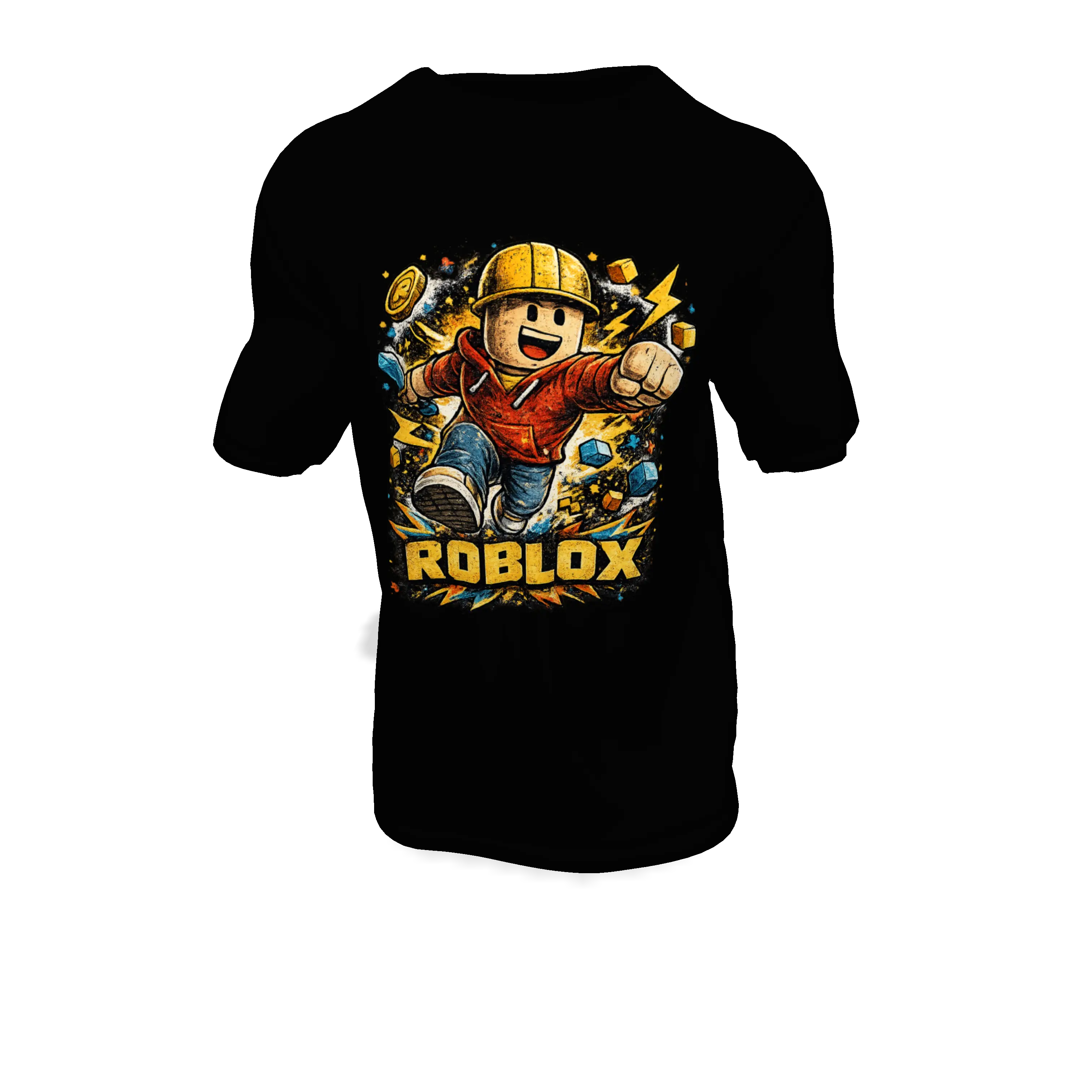 Roblox Game-Inspired 3D Print Short Sleeve T-Shirt for Adults, Unisex Casual Harajuku Streetwear in Breathable Polyester, Shortsleeve, Love, Stylish, Tee, Tshirt, Harajuku Style, Breathable For Hot Days, Comfy Tee For Long Hangs, Soft Polyester Feels Comf