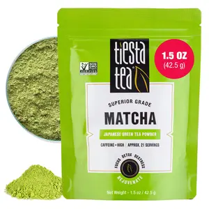 Tiesta Tea Superior Matcha | Matcha Powder Green Tea, High Caffeine, Hot & Iced Tea, Superior Grade Japanese Matcha Powder for Matcha Latte, Weight Loss & Detox Support