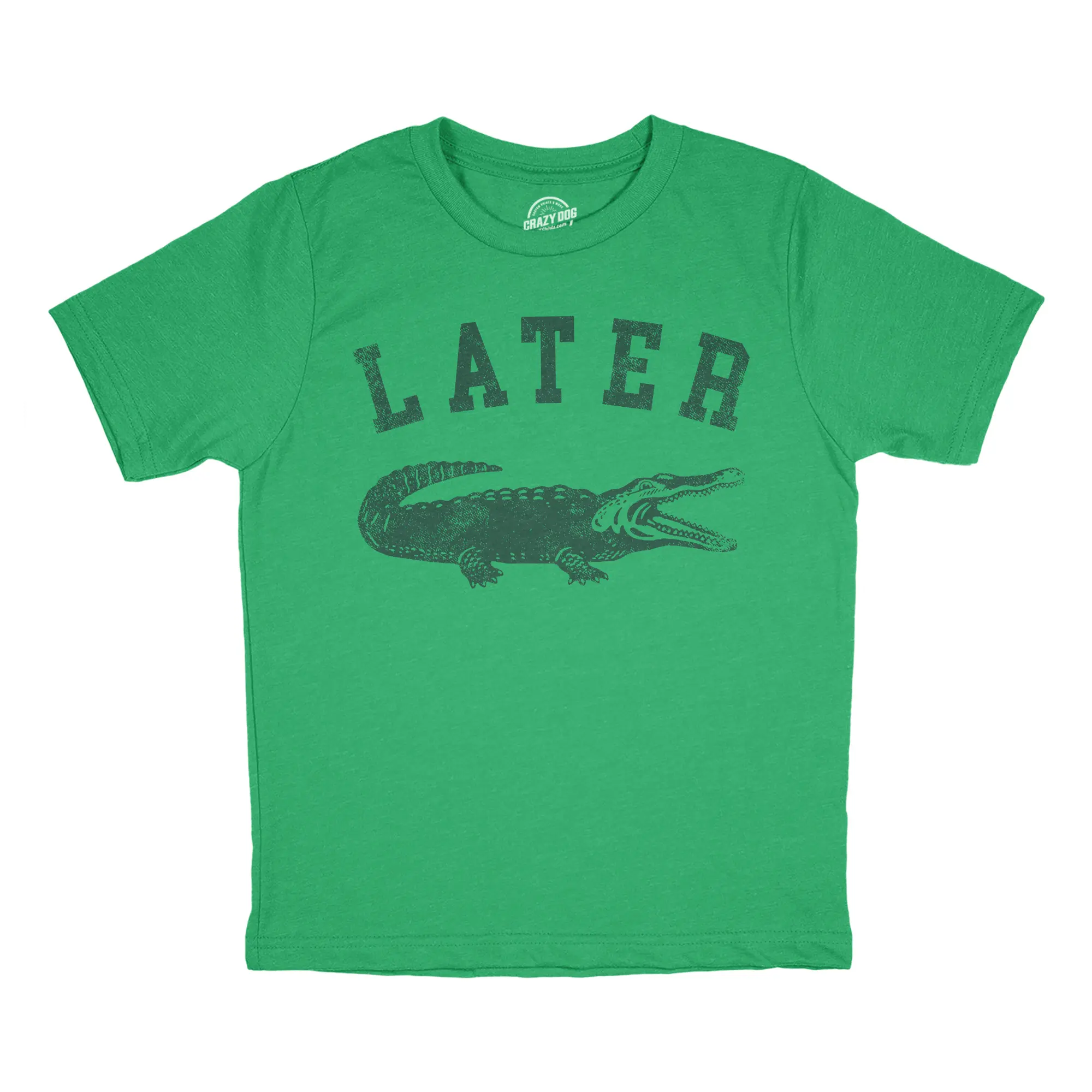 Youth Funny T Shirts Later Alligator Sarcastic Gator Joke Tee For Kids Funny T Shirts Funny Animal Short Sleeve Novelty Tees for Kids Green - Youth Funny T Shirts Later Alligator Sarcastic Gator Joke Tee For Kids Funny T Shirts Funny Animal Short Sleeve Novelty Tees for Kids Green -