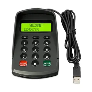 XCRFID USB 15-Key Numeric Keypad with LCD Display (YD541)