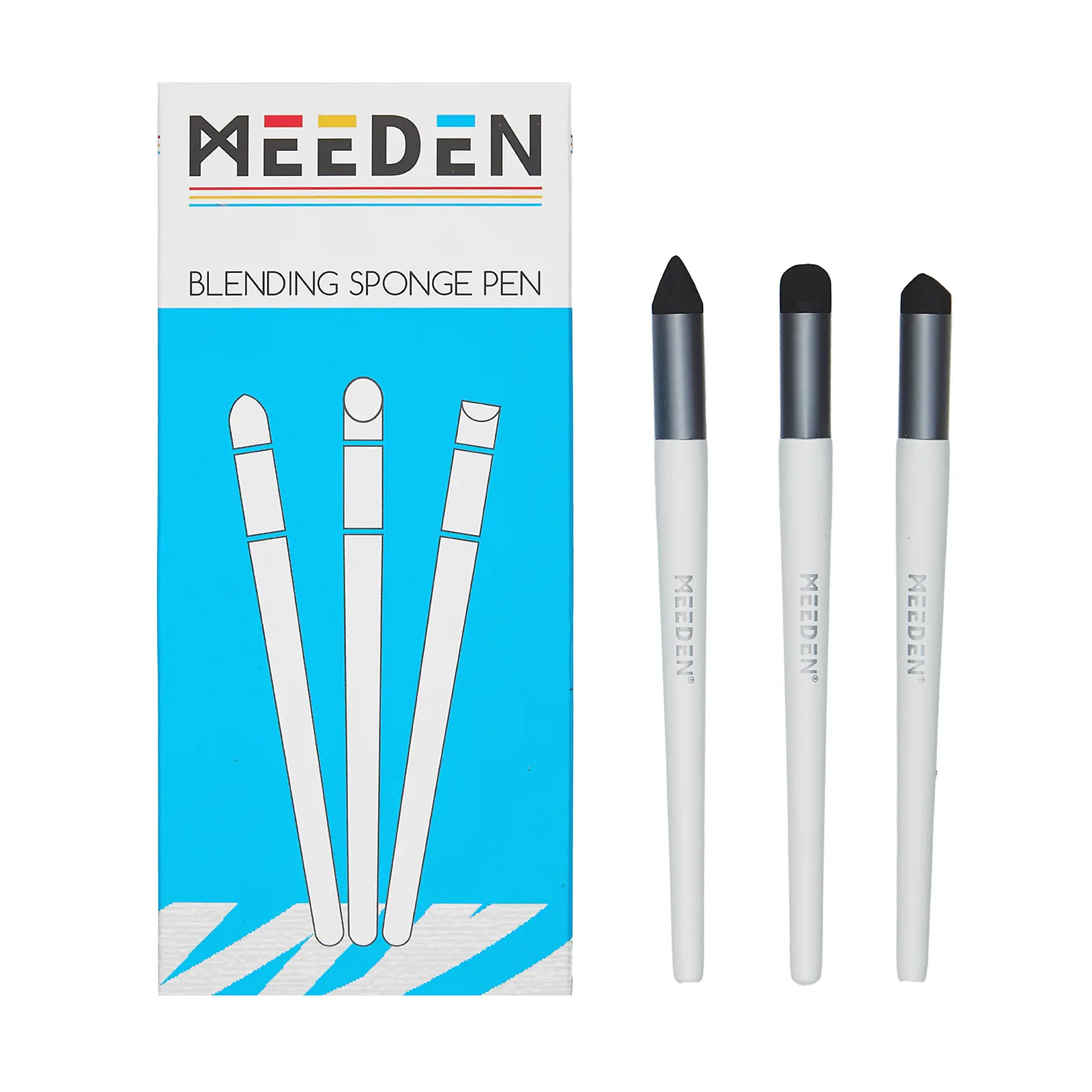 MEEDEN 3-Pack Blending Sponge Pens for Oil Pastels, Reusable & Washable Blending Tools for Smooth Shading & Layering,techvibes