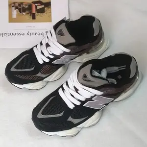 Vintage 9O6O Sneakers, Retro Fashion Trainers, Breathable Casual Running Shoes, Comfortable Unisex Streetwear Sneakers