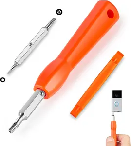 Video Doorbell Screwdriver, Double-Ended Tool for Camera Video Doorbell Replacement,Battery Change, Wifi Password Reset