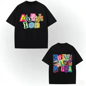 ICE OUT Anti ICE Magazine Letters Unisex Tshirts! | #   AbolishIce #   IceOut #   HumanRights #   DoubleSidedTee #   NoOneIsIllegal #   TikTokMadeMeBuyIt #   TikTokShop Casual Breathabl