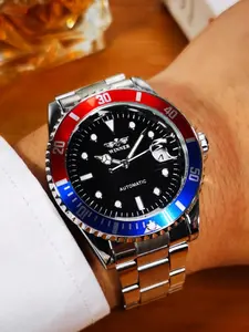 High-End Men's Mechanical Watch, Classic Submariner Coke Bezel, Automatic Movement, Luminous Calendar, Waterproof, Stainless Steel Band