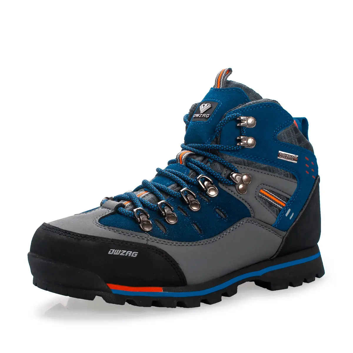 Men’s High-Top Hiking Boots Waterproof Leather Outdoor Shoes with Anti-Slip Rubber Soles Ideal for Trekking, Camping & Rugged Terrains Hiking Boots Jungle  Boots Tactical Boot Insulated Waterproof Snow Boots Boy Footwear