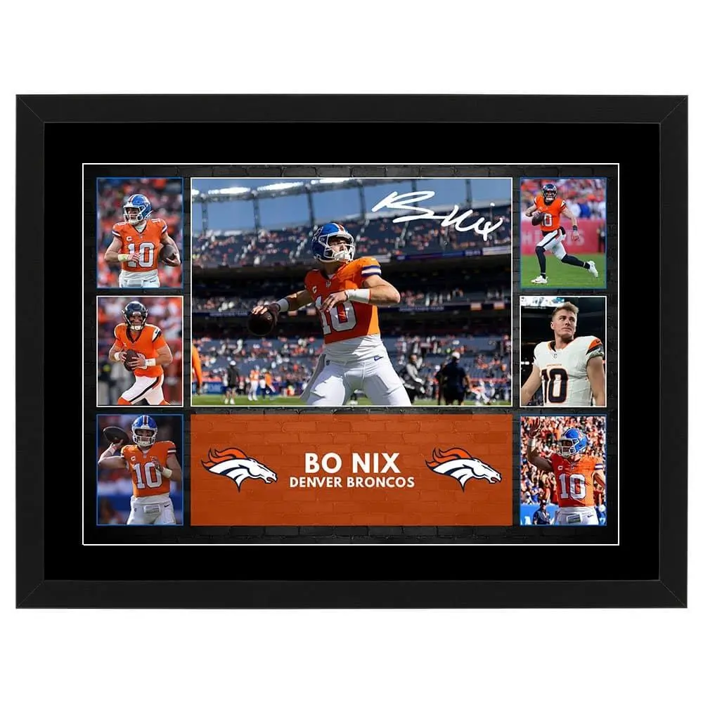 Bo Nix Denver Broncos Poster( Unframed - Print Only )