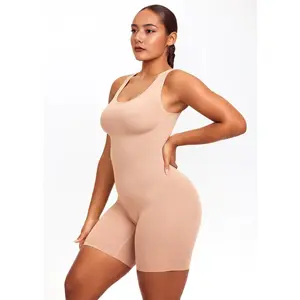 Women's- suspender seamless tummy control pants