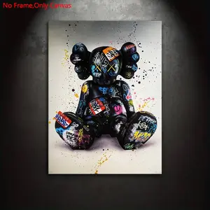 1 piece/set Frameless Canvas Painting Print Poster, Classic Realistic Art, Trend Doll, Modern home decoration, ideal gift for bedroom, living room, kitchen, dorm hallway, mural, wall decoration, room decoration