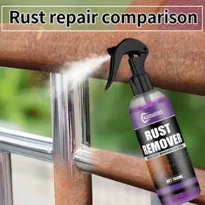 100ML Powerful Rust Remover Spray, Removes Tire Rust, Protects Wheel Hubs and Brake Drums, Suitable for Home Metal Surfaces, Car Cleaning Agent, Anti Rust