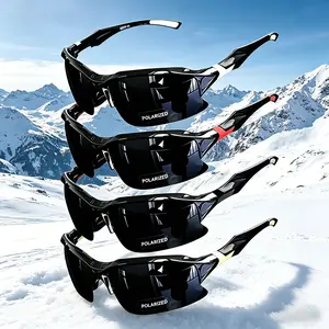 4-Pack Unisex Polarized Sports Sunglasses, Windproof Stylish Outdoor Eyewear for Baseball, Running, Fishing, Golf, Driving & Everyday Outdoor Use