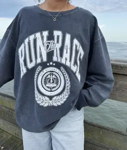 run the race corded crewneck