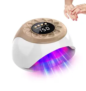 ikeener Nail Fungus Laser Device for Toenails Onychomycosis Home Anti Fungal Laser Equipment  Five Nails Together Lamp Sensor