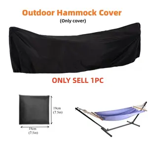 1pc Heavy Duty Patio Hammock Cover, Perfect for Outdoor, Garden Use, Fits Most Standard Hammocks, Camping Accessories.