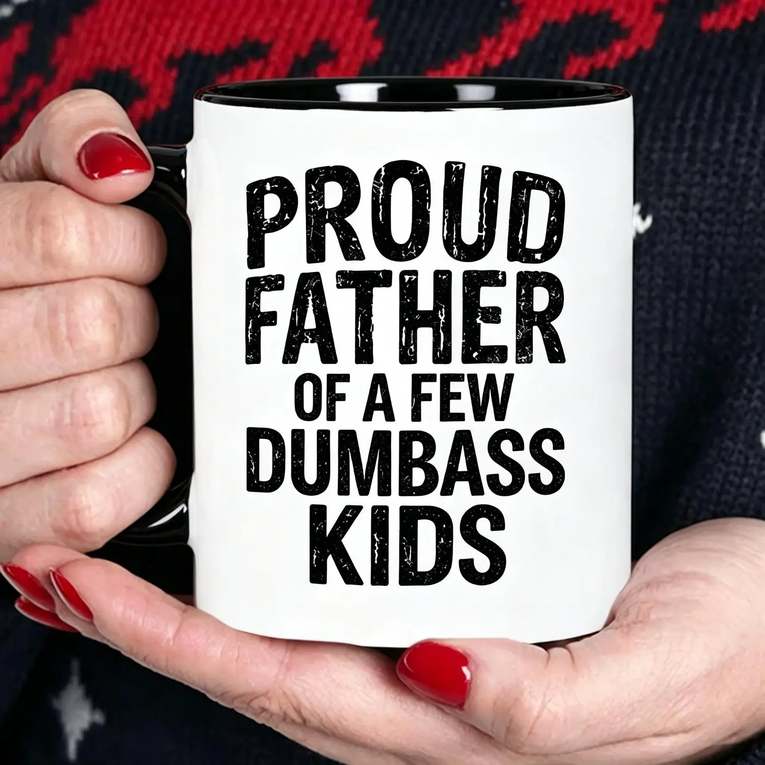 Hilarious "Proud Father of Dumbass Kids" Mug - Fathers Day Gift From Kids to Dad: The Most Relatable Funny Mug This Fathers Day Shoutout to all the dads proudly raising their "dumbass" kids