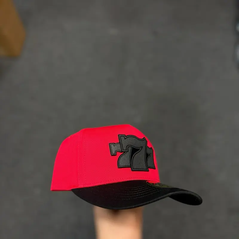 Unisex 777 Logo Print High-Quality Casual Snapback Cap