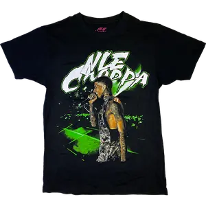 "On Stage" - Unisex T- in Black - Crewneck - NLE Choppa Casual Cotton  Tee cool graphic shirt