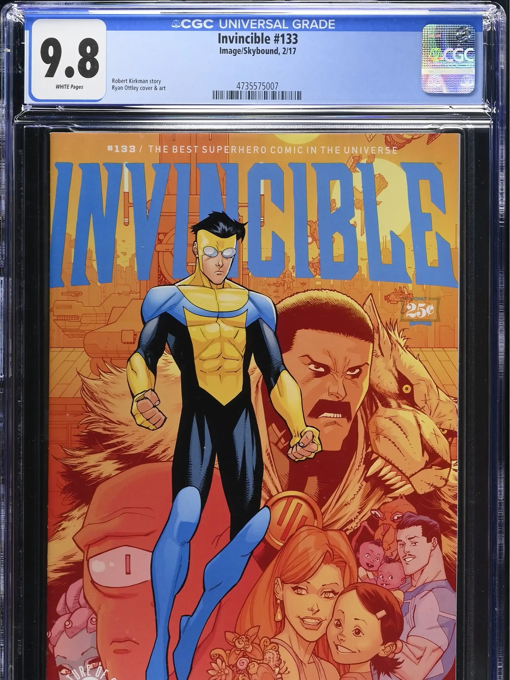 Invinible 133 CGC 9.8