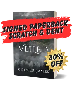 SIGNED VEILED SCRATCH & DENT PAPERBACK