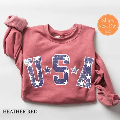 Target Red Usa Sweatshirt TikTok Shop