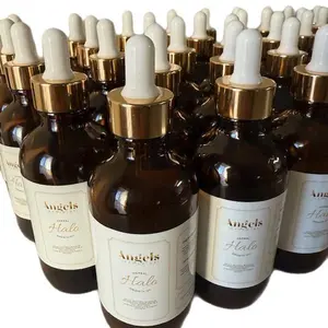 Angels Herbal Halo Growth Oil - Strengthen Roots, Encourage Healthy Growth, Restore Natural Shine, Lightweight Formula, Intense Moisture