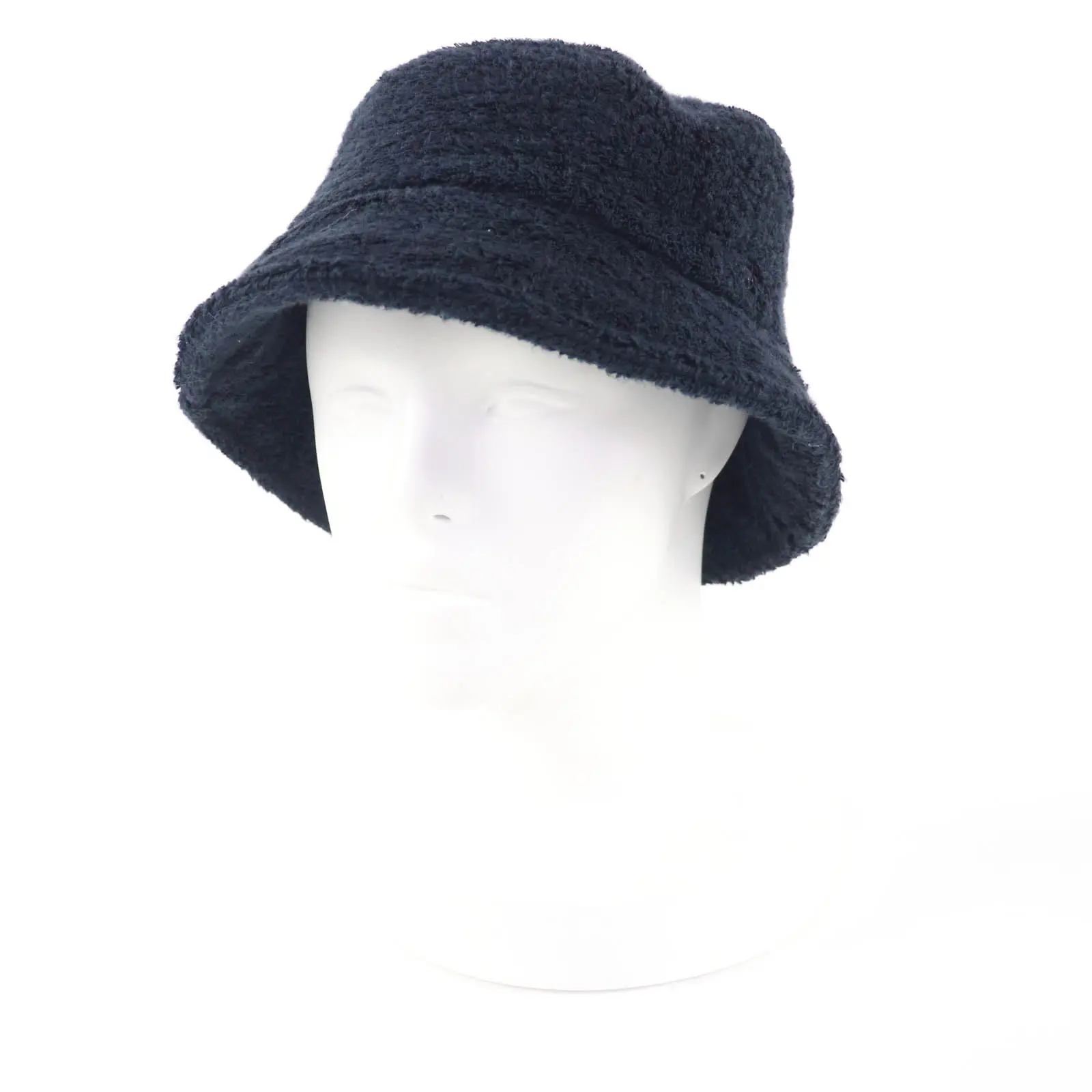 Pre-owned CHANEL Cotton Small Leather Goods Pile Bucket Hat