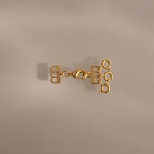 Triple Layering Clasp by Caitlyn Minimalist - Multi Strand Chain Necklace Separator - Layering Necklace Tool - Gift for Her