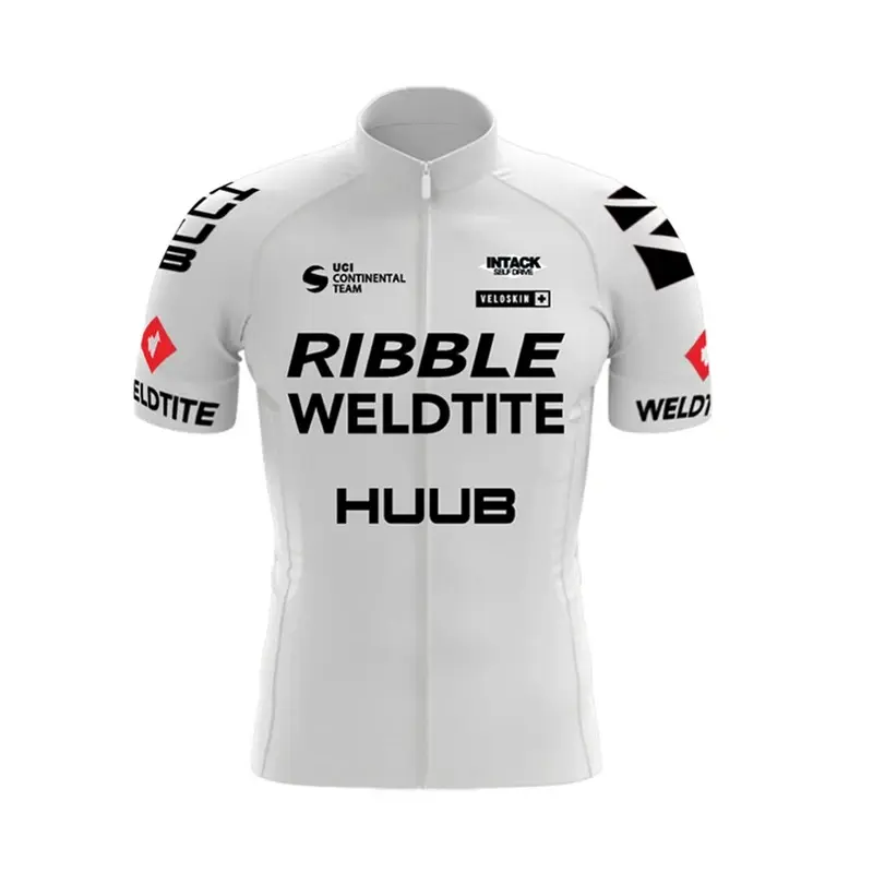 HUUB white New Team Summer Cycling Jersey Bike Clothing Cycle Bicycle MTB Sports Wear Ropa Ciclismo for Men's Mountain Shirts