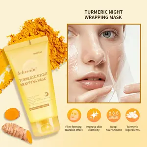 Turmeric Peel-Off Mask, Nourishing Skincare Treatment, Gentle Exfoliating Formula, Hydrating, Brightening & Glow Skin, Ideal for All Skin Types, Turmeric Face Mask
