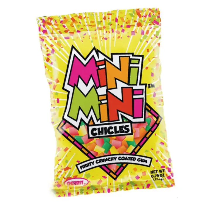 Gerrits Mini Chicles Fruit Gum: 20-Piece Box Gerrits Mini Chicles Fruit Gum: 20-Piece Box