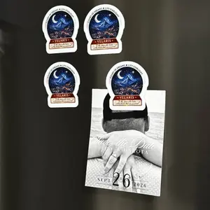 Velaris Night Court Magnet | ACOTAR Inspired | To The Stars Who Listen | Bookish Fantasy Fridge Magnet | Reader Gift | Velaris Sticker Magne
