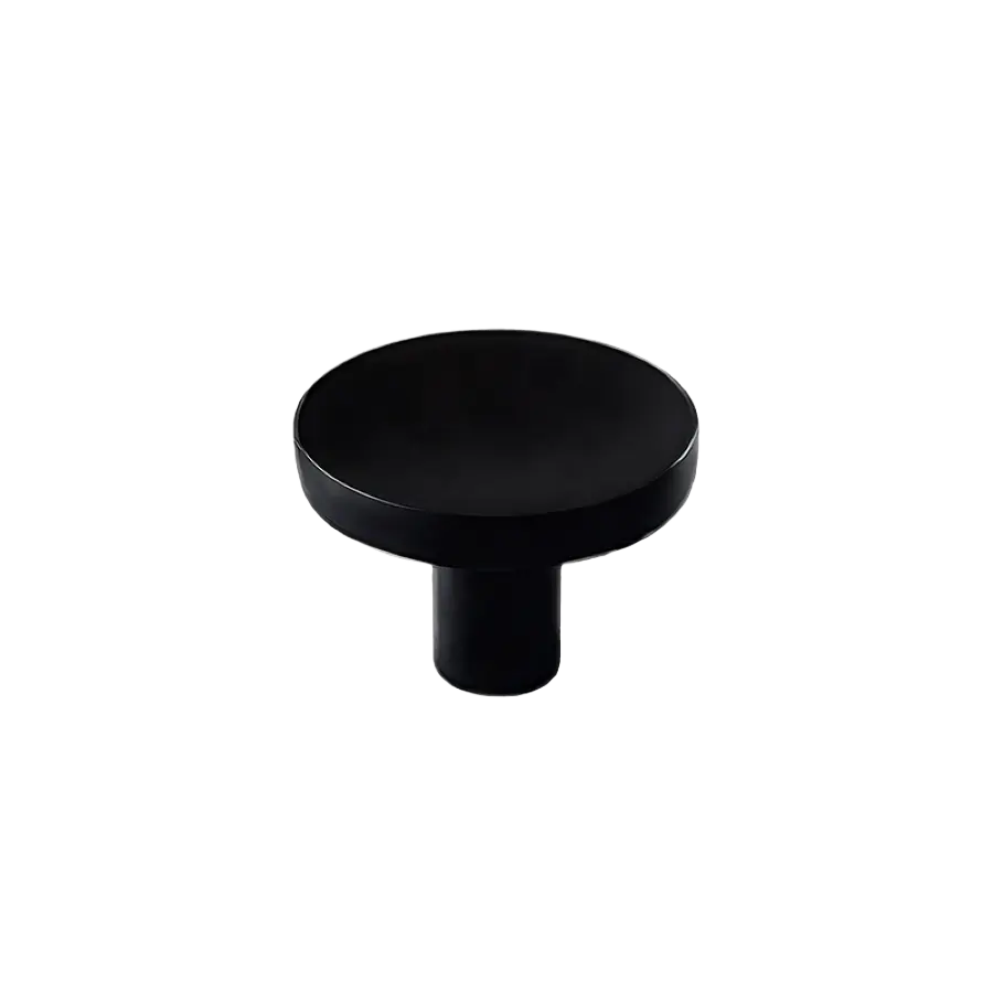 Velvet - 1.2" Matte Black Cabinet Knob
