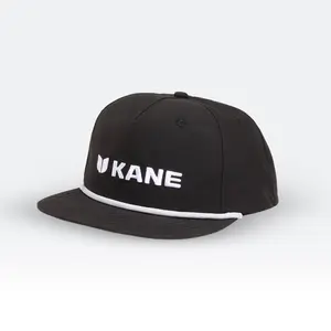 Logo Rope Hat - Black