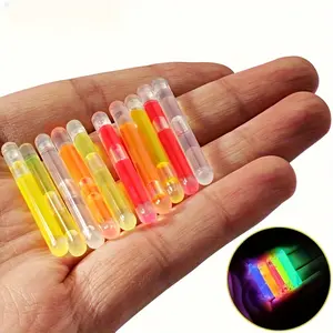 Glow Sticks for Night Fishing, 15 Pack Multi-Color Light Up Fishing Lure Attractants, 8H+ Long-Lasting Water-Activated PE Glow Sticks, Portable Night Vision Markers for Saltwater Freshwater Catfish Crappie Bass, Emergency Survival Camping Hunting Gear