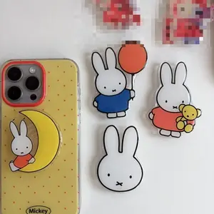 Hot Cartoon Miffy Series Mobile Phone Stand Cute Creativity Print Portable Airbag Stent Applicable To Any Mobile Phone