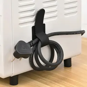 30 power cord storage straps for electrical appliances, self-adhesive wire organizer, kitchen appliance wire storage straps, anti winding home appliance wires, reusable home wire winding device