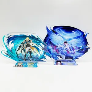 Flins Durin Mavuika Citlali Zibai Columbina Xiao Arlecchino Acrylic Anime Model Furina Collect Desktop Decoration Keychains Gift