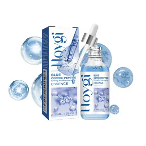 HOYGI Blue Copper Peptide Serum Gentle Moisturizing Care Hydrating Skin Smoothing Care Serum