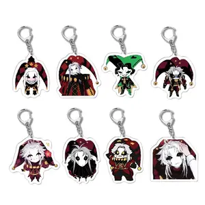 The Freak Circus Keychain – Pierrot Harlequin Teresa Acrylic Pendant, Accessories Gift