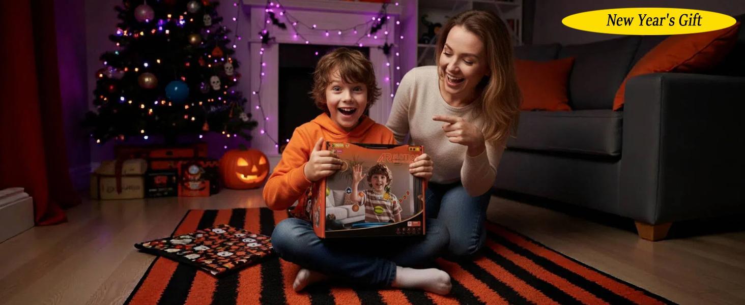 AR Motion Gaming Console: 28 Interactive Games Motion Sensor 2-Player Wireless Controllers & TV Hookup – Ultimate Family Entertainment System for Kids & Adults