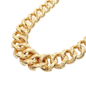 Pre-owned Louis Vuitton Brass Small Leather Goods Collier 2D Circle Chain Monogram Necklace