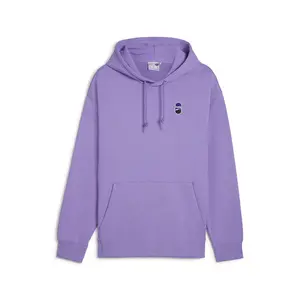 PUMA Mens Downtown 180 Hoodie Casual Outerwear Casual - Purple
