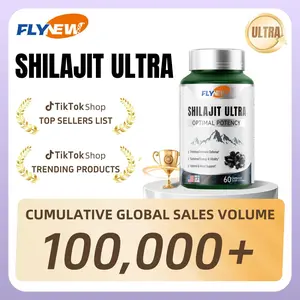 Flynew Optimal Potency Shilajit Ultra 60 Capsules Made in USA with Essential Minerals for Healthy Aging and Immune System Support - Healthcare Edible Fitness