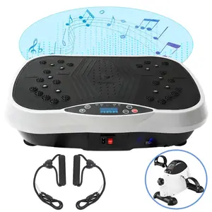 Fit Step Vibrating Platform Exercise Machine Vibration Swing Whole Body Wiggler Exercise Power Wave Vibration Frame Swing Board Sports Gym-Home Training Equipment