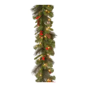 9 ft. Crestwood(R) Spruce Garland with Clear Lights